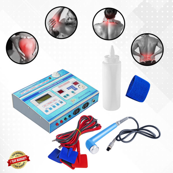 5in1 Digital Device IFT/TENS/MS/125 Programs/5-LED US/Heat - Image 3